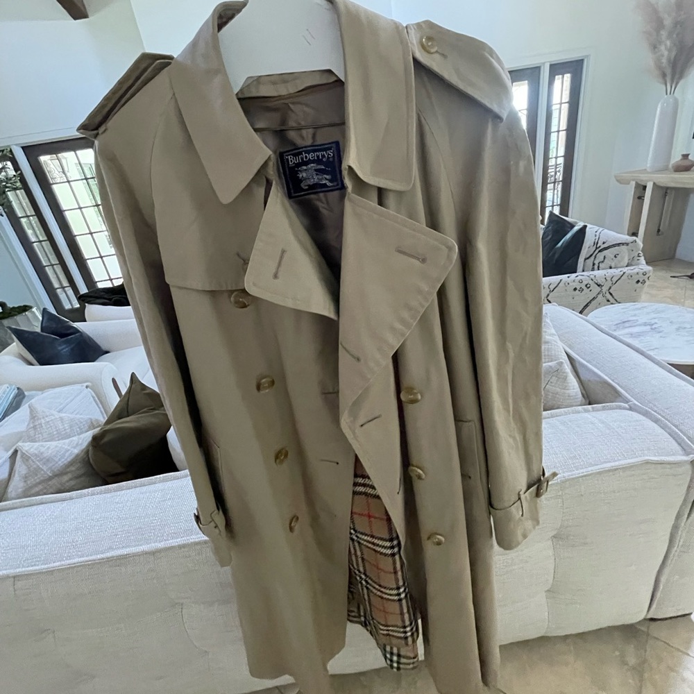 Vintage Burberry Trench Coat MINT 42R